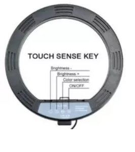 Ring Light 36cm avec télécommande et trépied télescopique jusqu'à ,10m