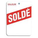 Etiquettes Solde à trou 50x65mm