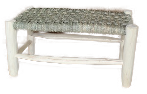 Lot de 3 banquettes en bois