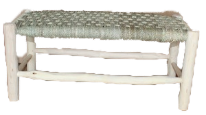 Lot de 3 banquettes en bois