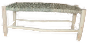 Lot de 3 banquettes en bois