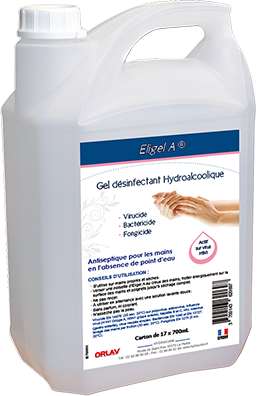 GEL HYDRO-ALCOOLIQUE BIDON DE 5 L