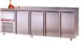 ARRIERE BAR COMMERSA REFRIGERE TT INOX 4 POR ETAT NEUF