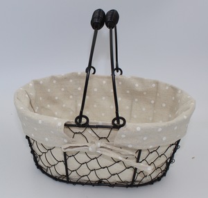 Panier ovale en grillage