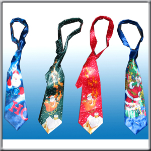 Cravatte de Noel Lumière et Musique