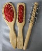 3 brosse a cheveux bois