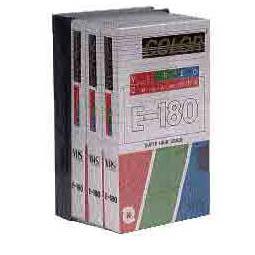 PACK 3 x CASSETTE VIDEO 180 min+1JACKET