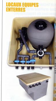 Locaux techniques pour piscines