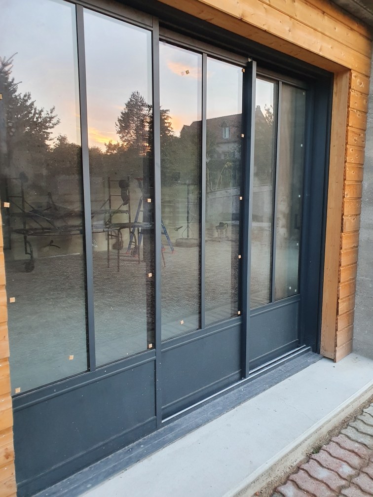 Profil Plat En Aluminium 60x2 Mm - Longueur 1750 Mm - Verni RAL 7016 Gris Anthracite Mat - Fabriqué En Italie