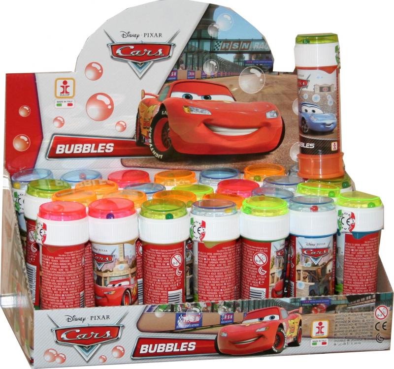 Bulles de savon 60 ml Cars Disney (vendu par présentoir 28) Destockage