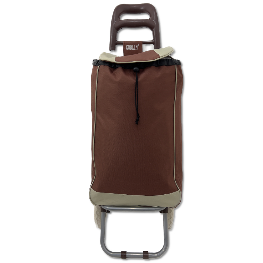 GIANTEX Chariot De Courses Pliable à Roulettes 53L,Chariot De Marché