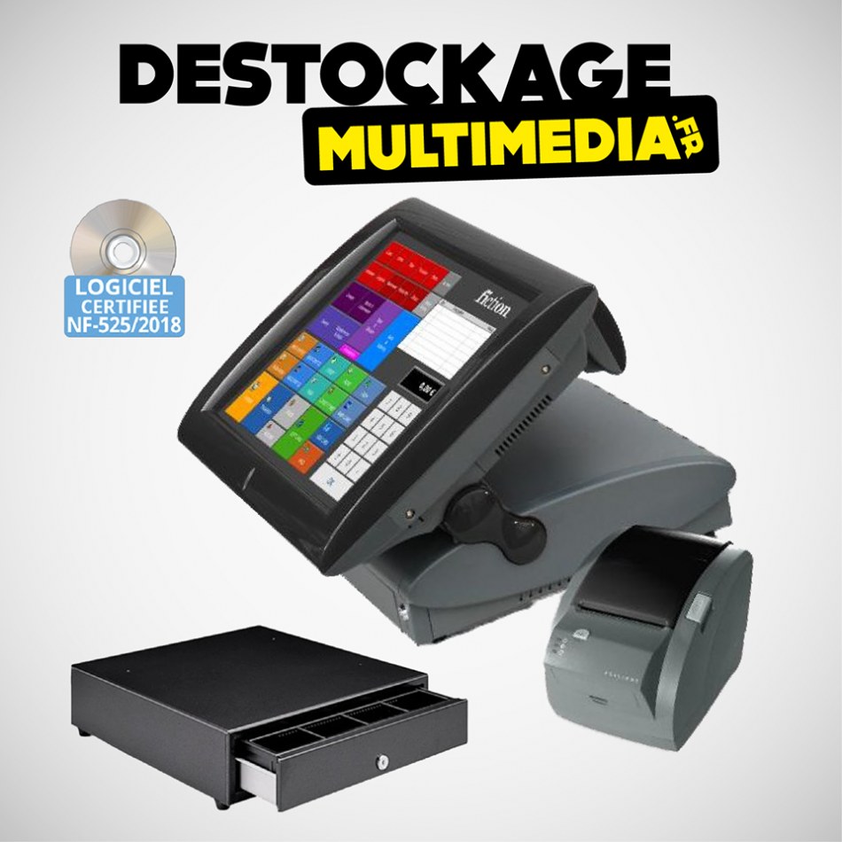 Caisse enregistreuse tactile pas cher pour tous commerces. Destockage