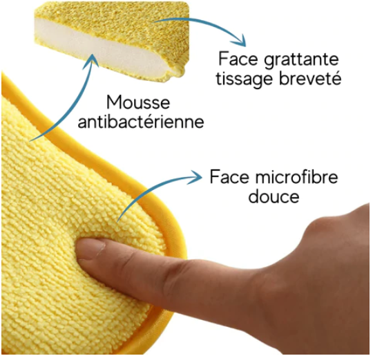 Éponges Absorbantes Réutilisables Pour Spa Et Piscine - Lot De 2 - 25x21x3,5 Cm - Garde L'Eau Propre Et Sans Écume