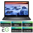 Dell Latitude 7480 - 14" Full HD- Core i5-6300U 2.4 GHz - 8 Go DDR4 - 256 Go SSD Noir...