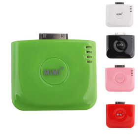 Batterie Externe avec Support pour iPhone et iPod- Noir,rose, rouge