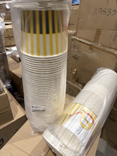 CONTAINERS POULET + COUVERCLES 2550 ML 15PE + 380 + 18PE G/M2 Ø 18,9/14,7x14,5 CM BLANC...