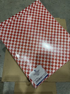 FETTABWEISENDES PAPIER FAST FOOD PFAS FREE 'RED FITIPALDI' 35 G/M2 28x34 CM BLANC PARCH...