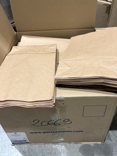 SACS SOS SANS ANSES 70 G/M2 20+9x34,5 CM NATUREL KRAFT (500 UNITÉ)