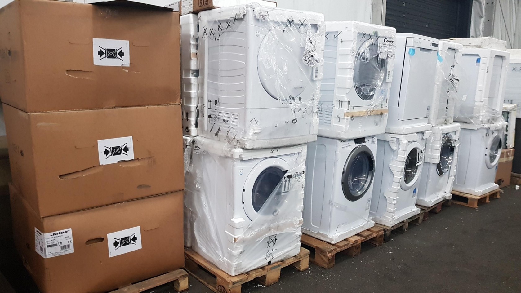 Destockage gros electromenager de marque candy rosiere hoover grade