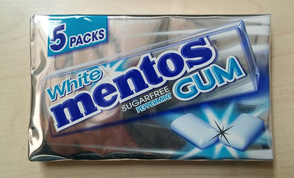 MENTOS GUM WHITE PAR 5 makis distribution Destockage Grossiste