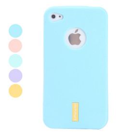 Etui de Protection pour iPhone 4/4S - Pourpre,jaune