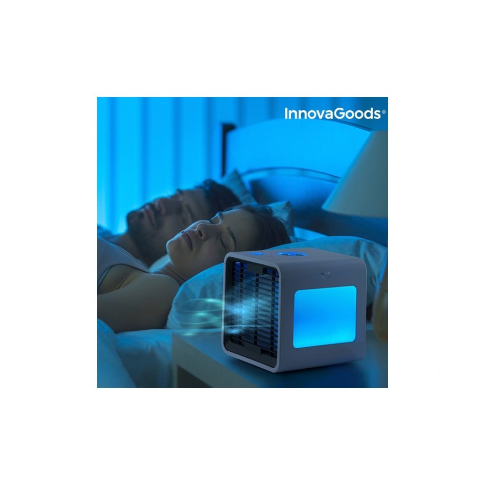 Climatiseur Évaporatif Portable avec LED Freezy Cube Mini 