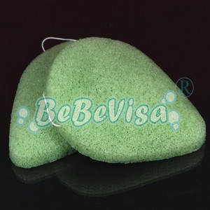 Éponge de konjac et thé vert-MK9045TP