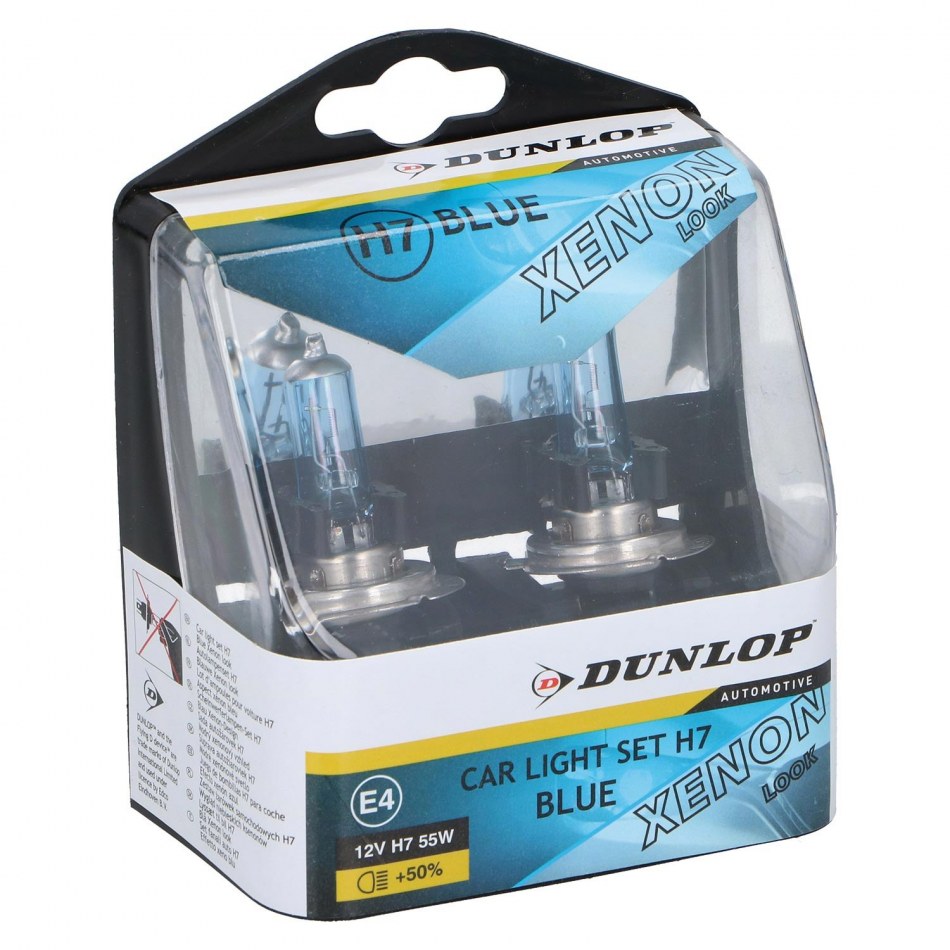 Set de 2 ampoules de voiture H7 55W Xenon de Dunlop à partir de 4