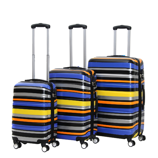 Set de 3 valises à roulettes ABS "First Class" bleu à partir de 121€50