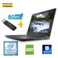 PC Portable Dell Latitude 5490 Intel CORE i5-8250U RAM 16Go Disque SSD 512Go Windows 11...