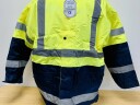 Parka haute visibilité jaune fluo/marine EPI