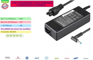 VENTE / DESTOCKAGE CHARGEURS POUR PCs PORTABLE