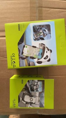 Porte-téléphone original avec casque panda protection pluie et protection UV  pour vélo...