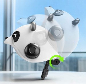 Porte-téléphone original avec casque panda protection pluie et protection UV  pour vélo...