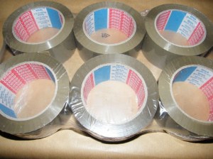 LOT 48 rouleaux d' Adhésif Scotch brun