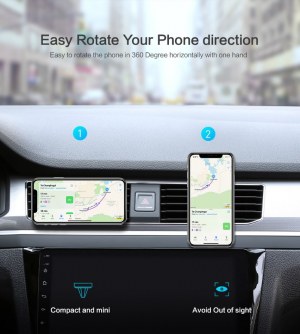 Support téléphone pour voiture aimanté, neuf