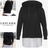 020077 Sweats à capuche pour femmes de Lascana 2 in 1