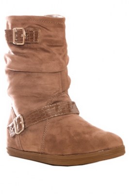 Botte kaki pour femme