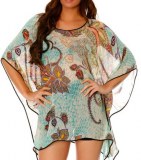 Tunique large en voilage transparent