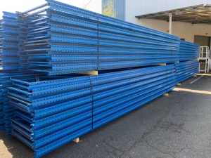 Rack à palette rayonnage industrielle métallique occasion sabot lot caillebotis