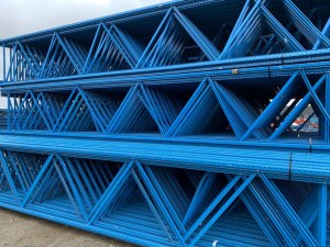 Rack à palette rayonnage industriel stockage occasion gros lot MECALUX