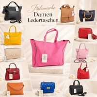 080102 Mix de sacs à main en cuir pour femme fabriqués en Italie