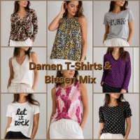 020135 Mix aus Damen-T-Shirts + Blusen