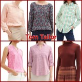020277 Mix de blouses et de T-shirts pour femmes + Tom Tailor