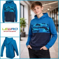 040078 Sweat à capuche garçon Lewro