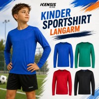 040085 T-shirt de sport enfant à manches longues Kensis