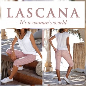 020288 Pantacourt femme Lascana