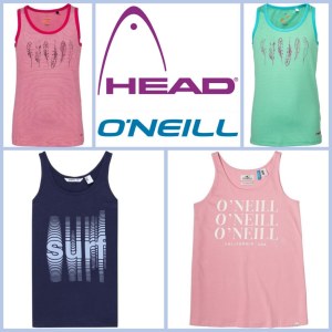040055 Tops d’été pour filles et adolescentes O´Neill et Head