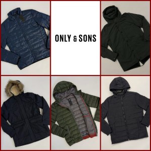 050205 Mix de vestes pour hommes Only & Sons