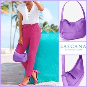 080078 Sac hobo femme Lascana
